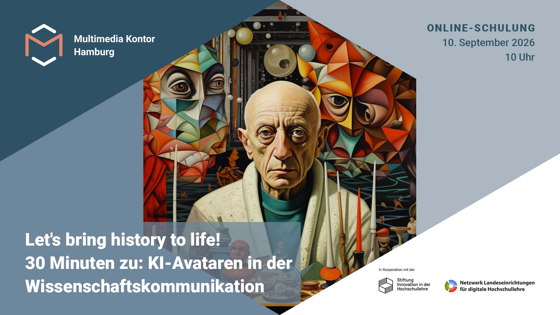 Ein surrealistisches KI generiertes Werbebild