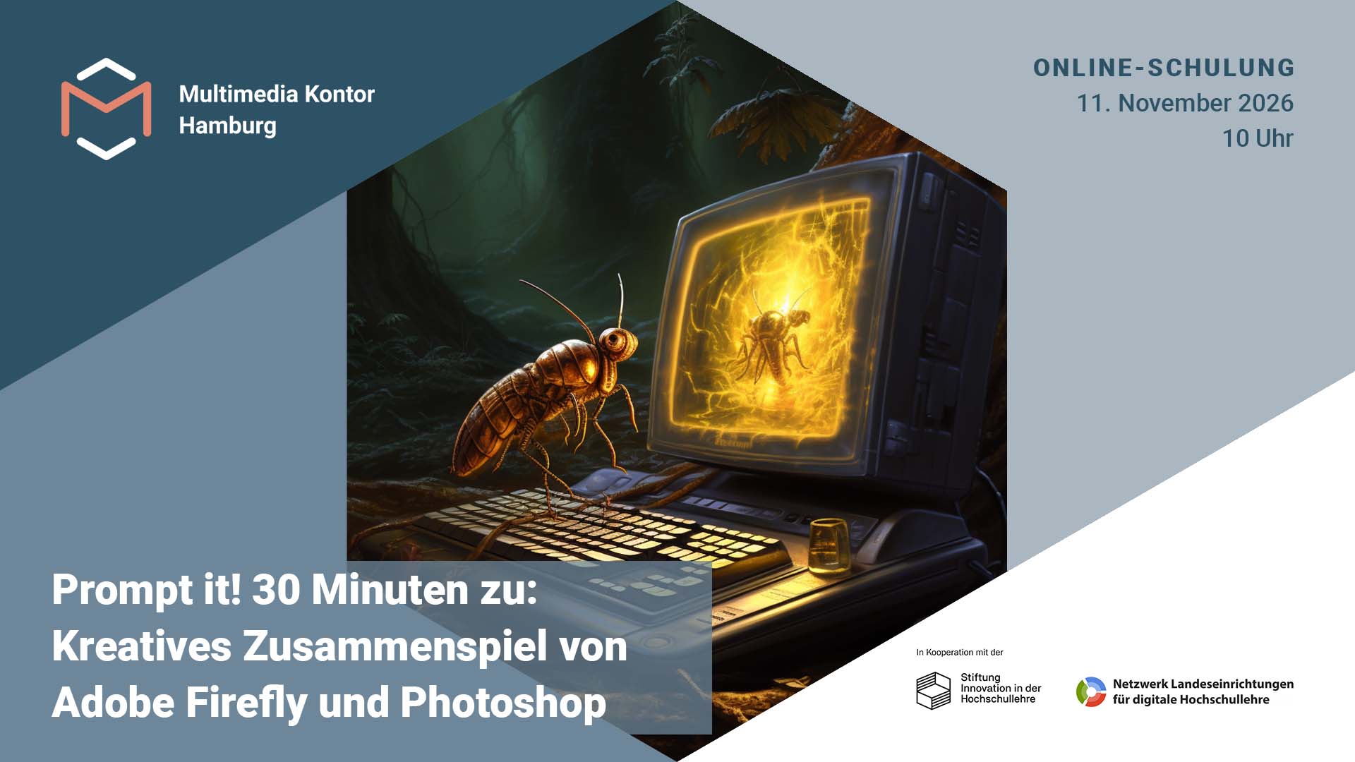 Ein surrealistisches KI generiertes Werbebild