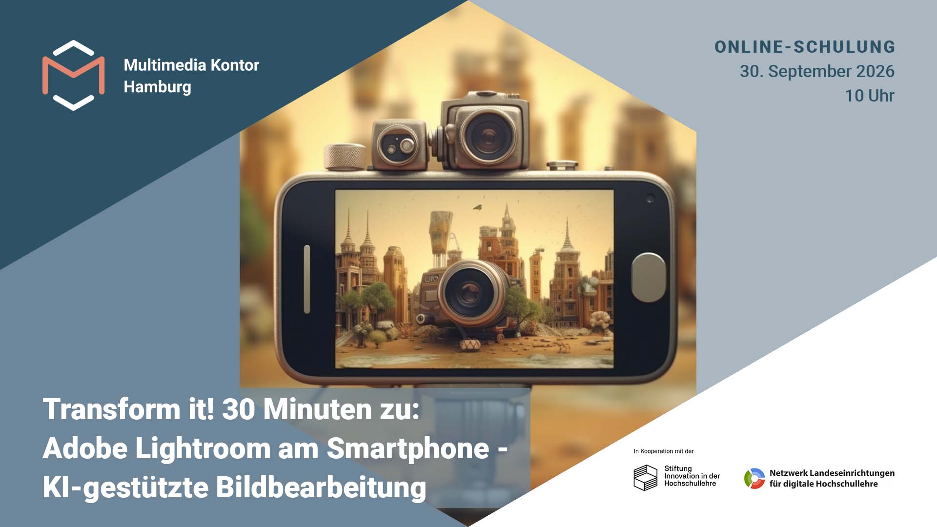 Ein surrealistisches KI generiertes Werbebild